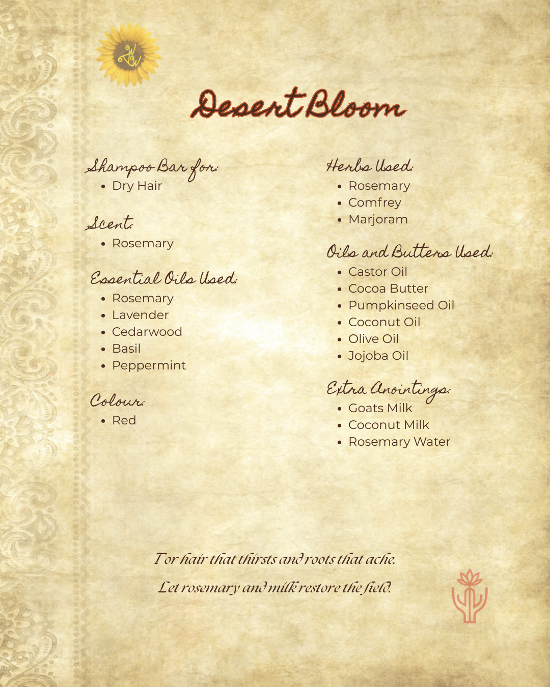 Desert Bloom - For the ones who flourish where they were told nothing could grow.