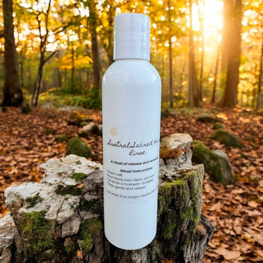 Lustral Sacred Hair Rinse - For scalps that seek clarity and crowns that long to breathe.