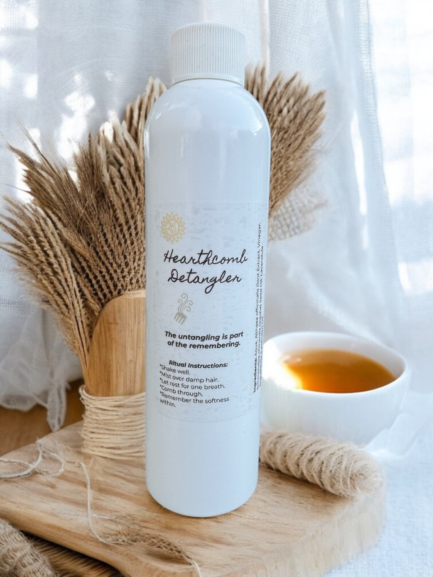 Hearthcomb Detangler - A Ritual Mist for wild strands that refuse to be tamed - only set free.