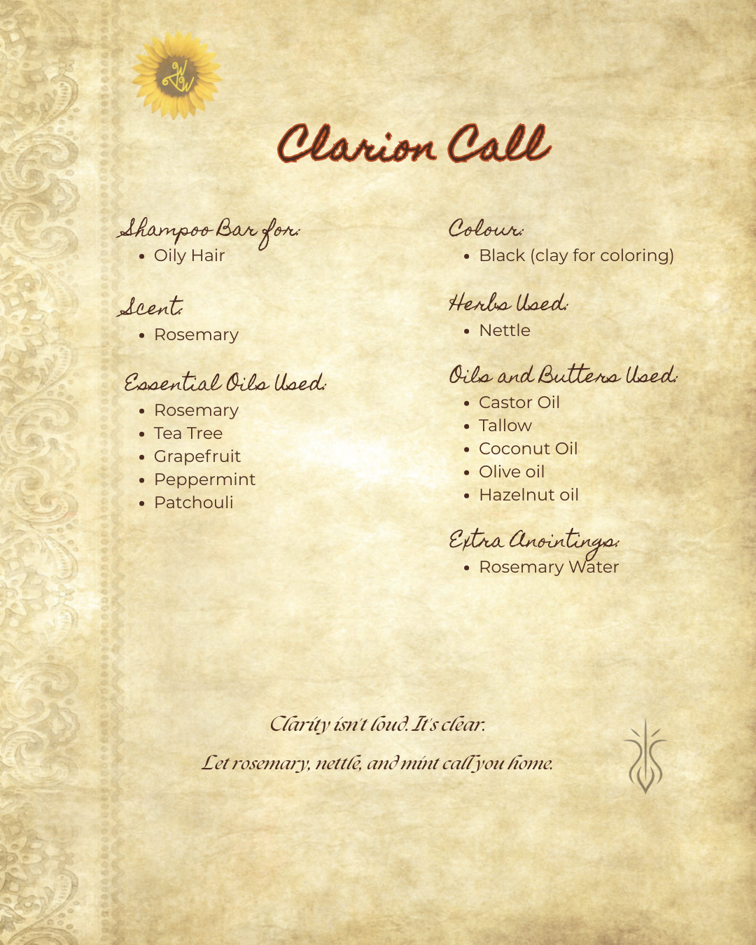 Clarion Call - For the ones who are ready to release the residue.