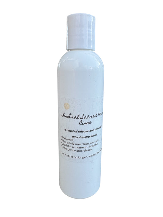 Lustral Sacred Hair Rinse - For scalps that seek clarity and crowns that long to breathe.