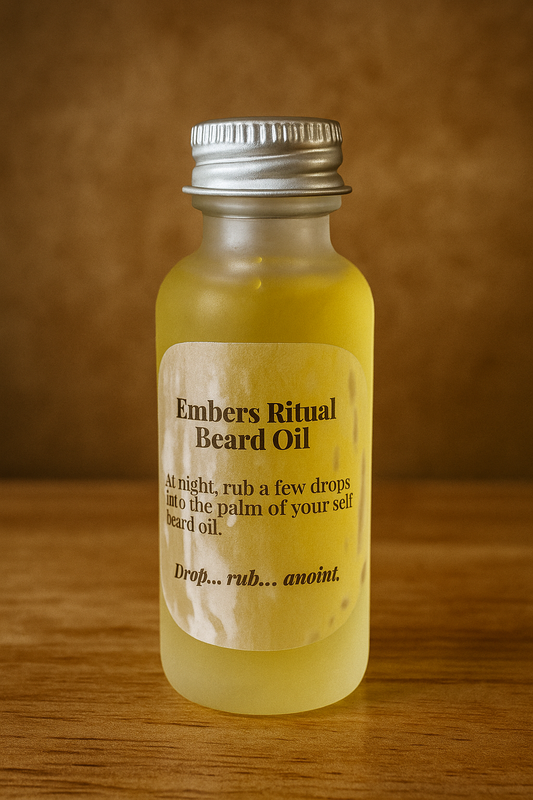 Ember - Beard oil for beards that carry the ember—and know when to blaze.